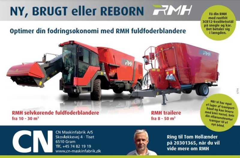 Futterverteilwagen типа RMH Mixell 35 Kontakt Tom Hollænder 20301365, Gebrauchtmaschine в Gram (Фотография 5)