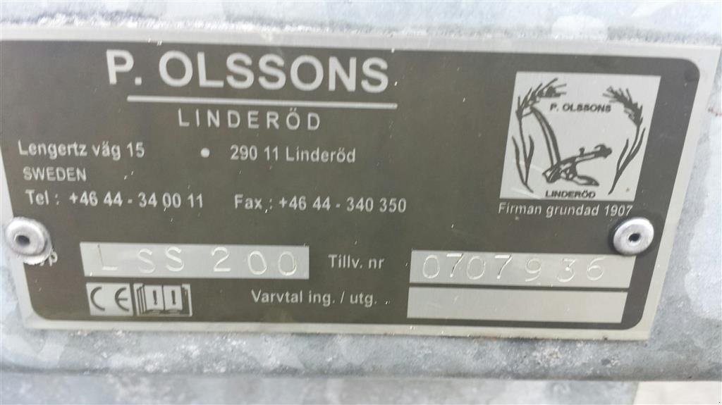 Sandstreuer & Salzstreuer типа Sonstige P Olssons. LSS 200, Gebrauchtmaschine в Roskilde (Фотография 4)
