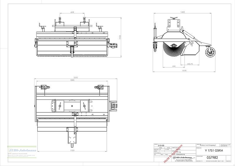 Kehrmaschine типа EURO-Jabelmann Kehrmaschinen, NEU, Breiten 1500 - 2500 mm, eigene Herstellung, für Schlepper + Stapler, Neumaschine в Itterbeck (Фотография 21)